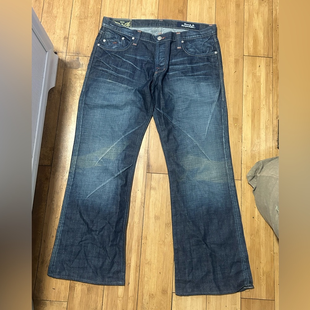 Flared rock a wear rockstar jeans